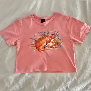 Urban Outfitters Sweet Deer Baby T